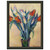 claude monet  Vase of Tulips Premium Metal Framed Art Print / Poster