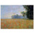 claude monet  Oat and Poppy Field Fine Art Poster / Art Print