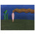 Tarsila do Amaral  Composition Lonely Figure Aluminum Print