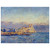 claude monet  The Castle in Antibes Aluminum Print