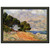 claude monet  Meton Seen from Cap Martin Premium Metal Framed Art Print / Poster