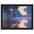 claude monet  Misty Morning on the Seine in Bue Framed Canvas