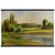 Pierre-Auguste Renoir Landscape with Fence Matte Paper Poster with Hanger
