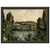 Cezanne Bridge and Waterfall Pontoise Premium Metal Framed Art Print / Poster