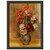 Pierre-Auguste Renoir Vase of Gladiolas and Roses Metal Framed Art Print