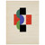Sonia Delaunay Gouache Illustration for Tzara Le Fruit Permis 1956 Wood Print