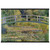 Monet Japanese Bridge WaterLily Pond Matte Poster with Hanger