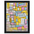 Piet Mondrian  Composition with Oval in Color Planes II Framed Canvas
