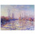 claude monet  Floating Ice on the Seine Aluminum Print