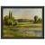 Pierre-Auguste Renoir Landscape with Fence Premium Metal Framed Print