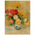 PierreAuguste Renoir  Vase of Roses and Dahlias Aluminum Print