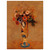 Odilon Redon  WILDFLOWERS IN A LONG NECKED VASE Wood Print