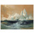 Thomas Moran  Icebergs Wood Print