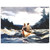 Winslow Homer  CANOE IN THE RAPIDS Aluminum Print
