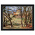 Paul Cezanne  House behind Trees on the Road to Tholonet Framed Canvas