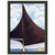 Georgia OKeeffe Brown Sail Wing on Wing Nassau Premium Metal Framed Print