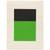 Ellsworth Kelly  BlackGreen from the Series of Ten Lithographs Wood Print