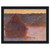 claude monet  Haystacks at Sunset Frosty Weather Framed Canvas