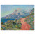 claude monet  The Red Road near Menton Aluminum Print