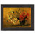 Vincent van Gogh Vase Red White Carnations Yellow Wood Framed Art Poster