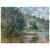 claude monet  Landscape at PortVillez Wood Print