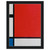 Piet Mondrian  Composition with Red Blue and Yellow Framed Canvas