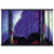 Eyvind Earle  Purple Sunset Museum-Quality Matte Paper Poster with Hanger
