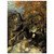 Paul Cezanne  Rock in the Forest of Fontainbleau Wood Print