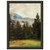 Sargent Purtud Fir Trees and Snow Mountains Metal Framed Art Print Poster