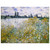 claude monet  Isle of Flowers on Siene near Vetheuil Aluminum Print