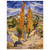 Vincent van Gogh  Two Poplars on a Hill Aluminum Print