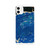 Sam Francis  Deep Blue and Black Clear case