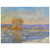 claude monet  Floating Ice near Bennecourt Wood Print