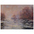 claude monet  River Thawing near Vetheuil Wood Print