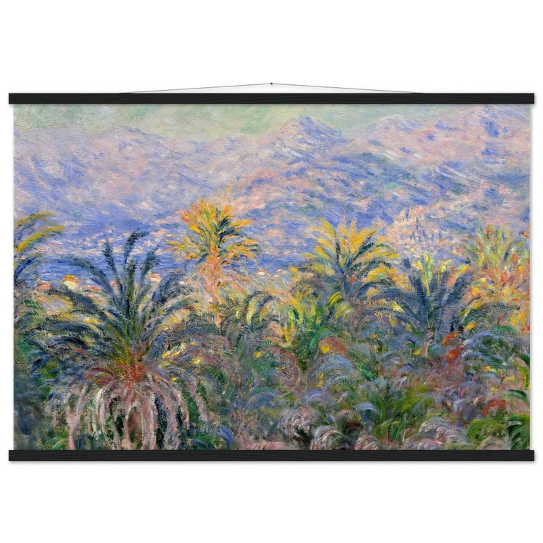 Palm Trees at Bordighera Museum-Quality Matte Paper Poster with Hanger