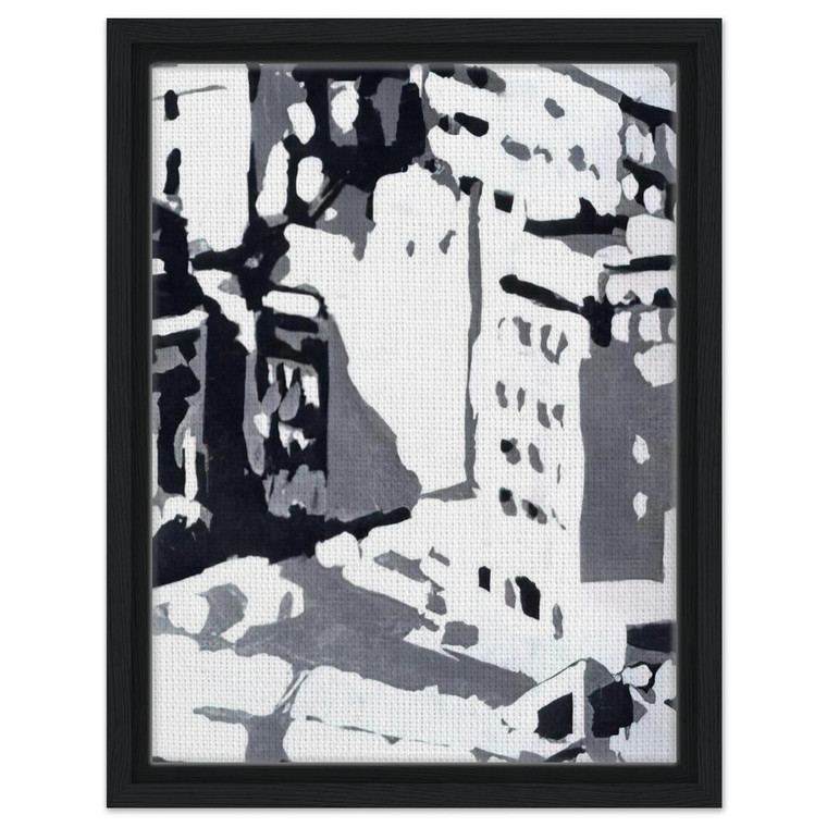 Gerhard Richter  TOWNSCAPE 1969 1 Framed Canvas
