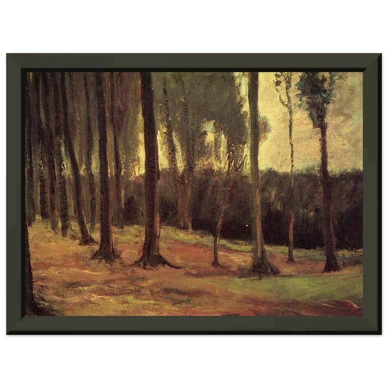 Vincent van Gogh  Edge of a Wood Premium Metal Framed Art Print / Poster