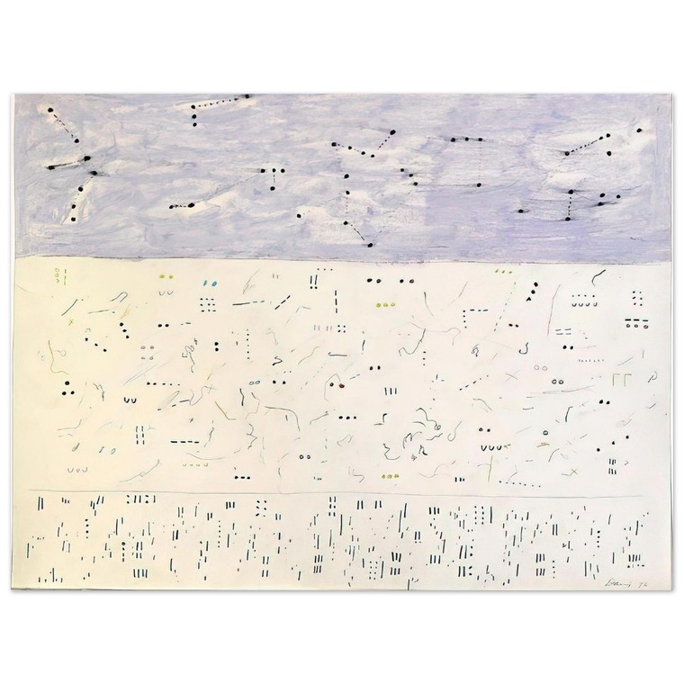 Gene Davis  Deep Six  1979 Aluminum Print