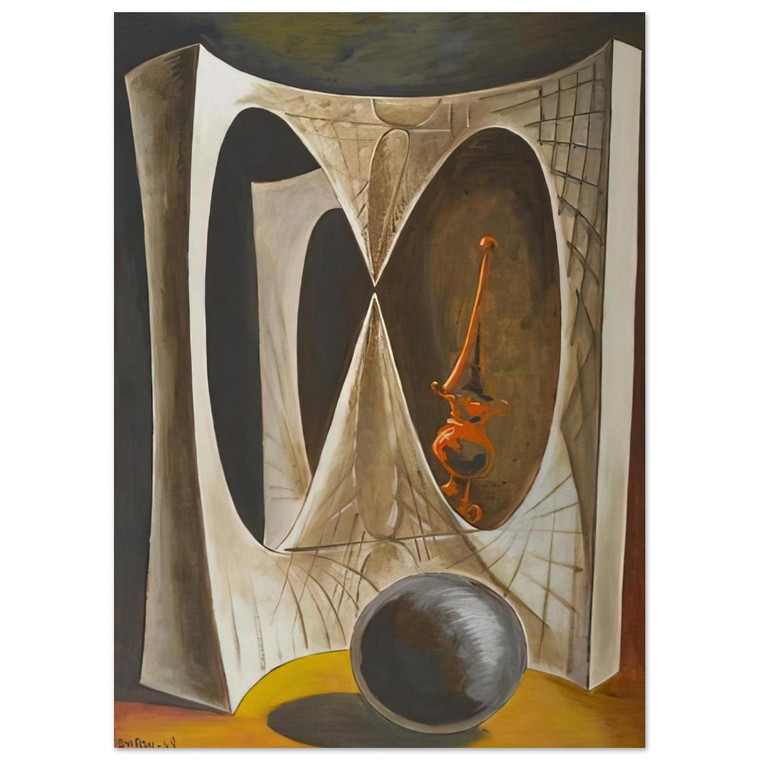 Man Ray Diderot's Harpsichord / Merchant of Venice Art Print