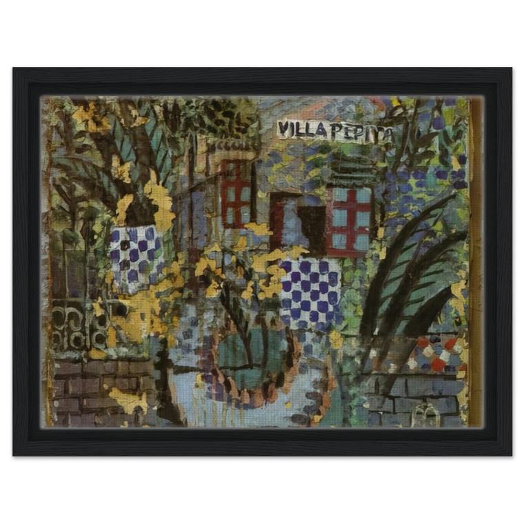 Salvador Dali  VILLA PEPITA Framed Canvas
