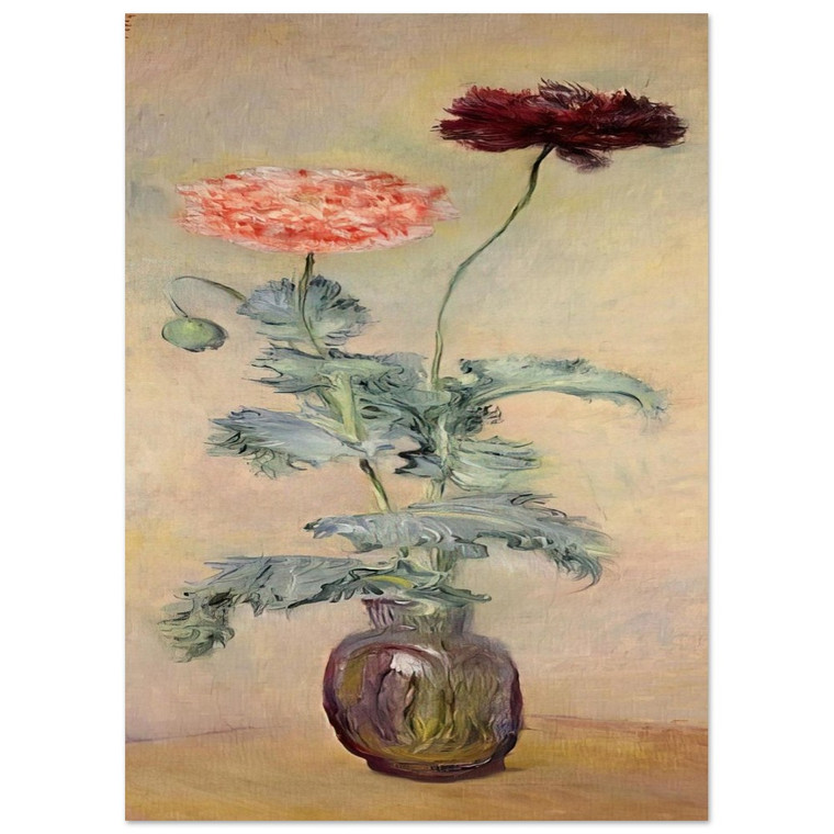 claude monet  Red and Pink Poppies Fine Art Poster / Art Print