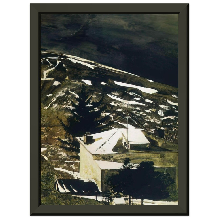Andrew Wyeth  WOLF MOON 1975 Premium Metal Framed Art Print / Poster