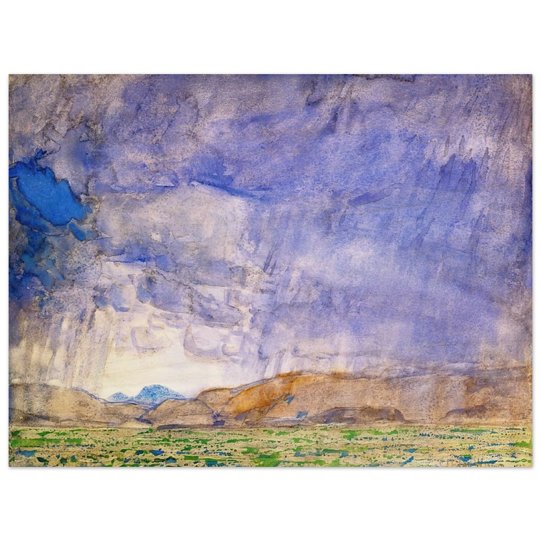 Childe Hassam  Thunderstorm on the Oregon Trail Wood Print