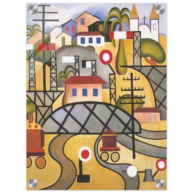 Tarsila do Amaral  EFCB Estrada de Ferro Central do Brasil Acrylic Print