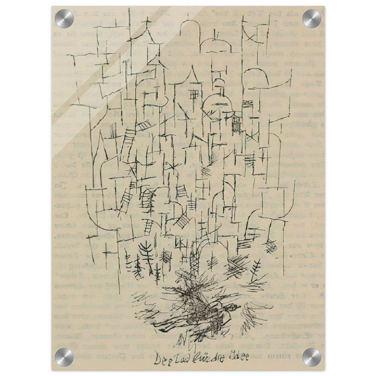 Paul Klee  DEATH FOR THE IDEA 1915 Acrylic Print