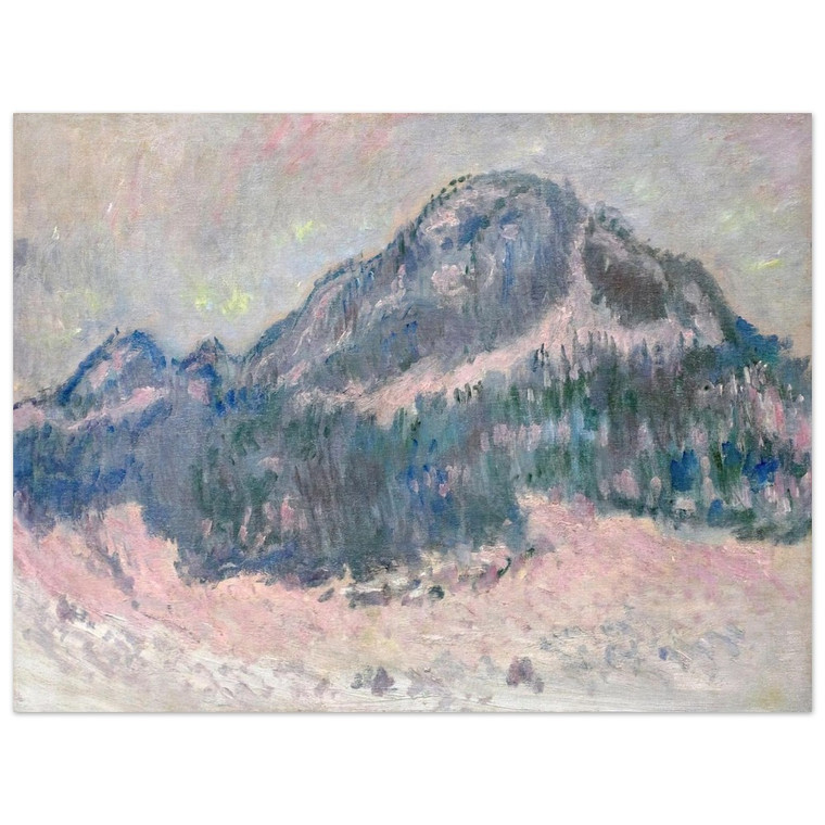 claude monet  Mount Kolsaas Rose Reflection Aluminum Print