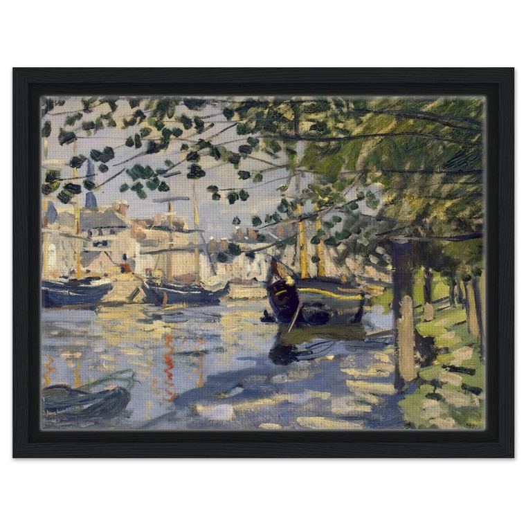claude monet  Seine at Rouen Framed Canvas