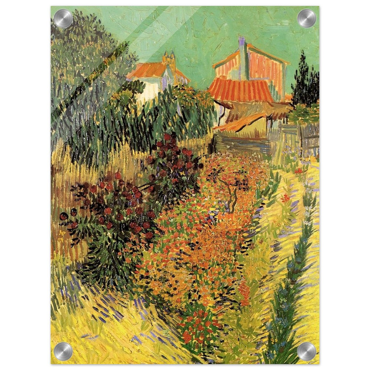 Vincent van Gogh  Garden Behind a House Acrylic Print