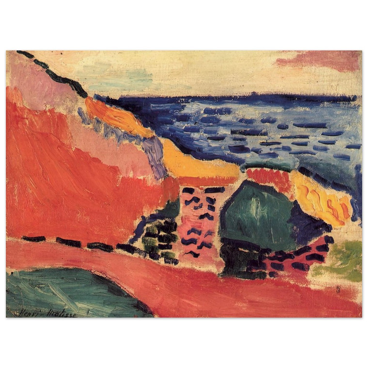 Henri Matisse  LA MOULADE COLLIOURE IN THE SUMMER 1905 Wood Print