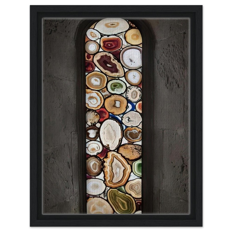 Sigmar Polke  AHATFENSTER 2009 0 Framed Canvas